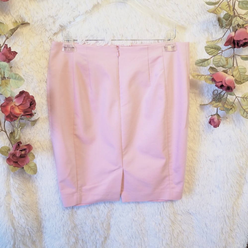 EXPRESS 💖 Pink Pencil Skirt 🎉HP 💖 EUC - Picture 6 of 7